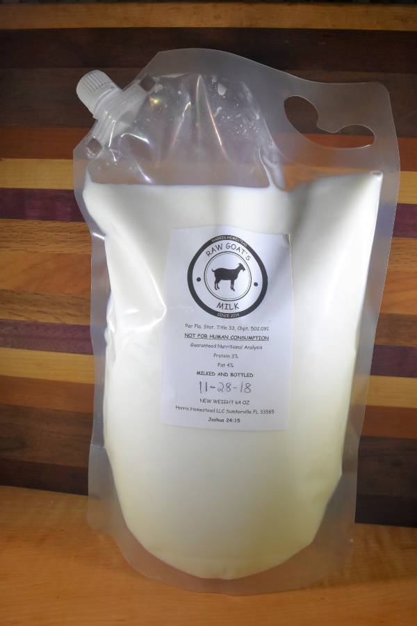 Milk storage bags BackYardHerds Goats, Horses, Sheep, Pigs & more