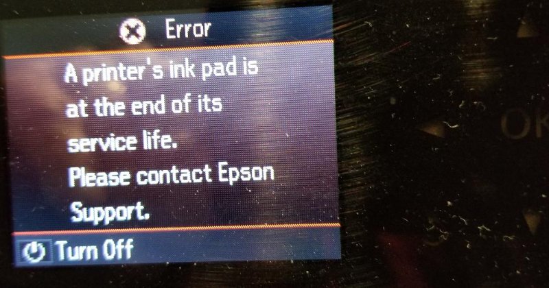 Epson xp-410 Ink Pad